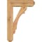 Ekena Millwork Olympic Craftsman Smooth Bracket w/ Offset Brace, Western Red Cedar, 5 1/2"W x 16"D x 24"H BKT0604X16X24OLY04SWR - alternate 2